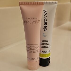 Mary Kay Timewise Gel Mask and Clearproof Charcoal Mask Duo - NEW